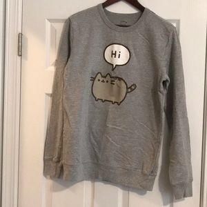 Pusheen kawaii grey sweatshirt